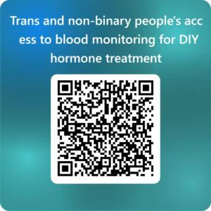 QR code linking to online survey